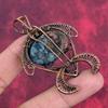 Copper watermelon tourmaline pendant copper wire wrapped gemstone pendant tortoise pendant handmade jewelry wire wrap jewelry gifts for her