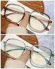 2 pieces Korean Big Square Anti Radiation/blue Light Glasses for Men Women Computer Eyewear