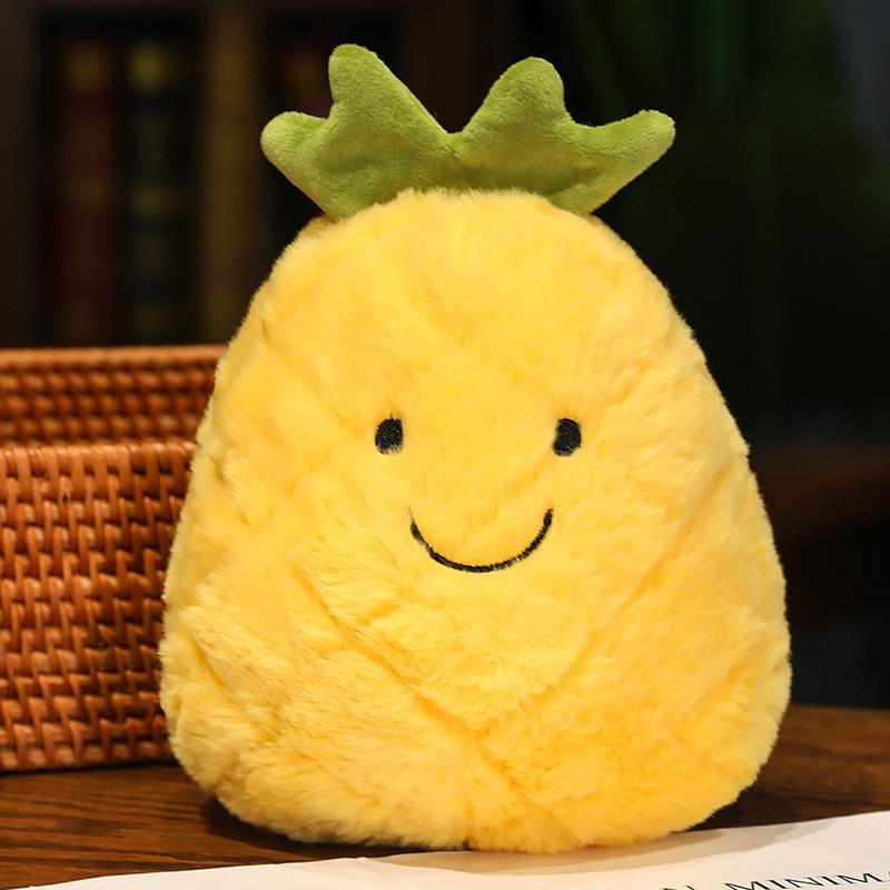 Plush fruit doll grab machine doll throw pillow toy durian cute pineapple doll simulation watermelon wedding sprinkle