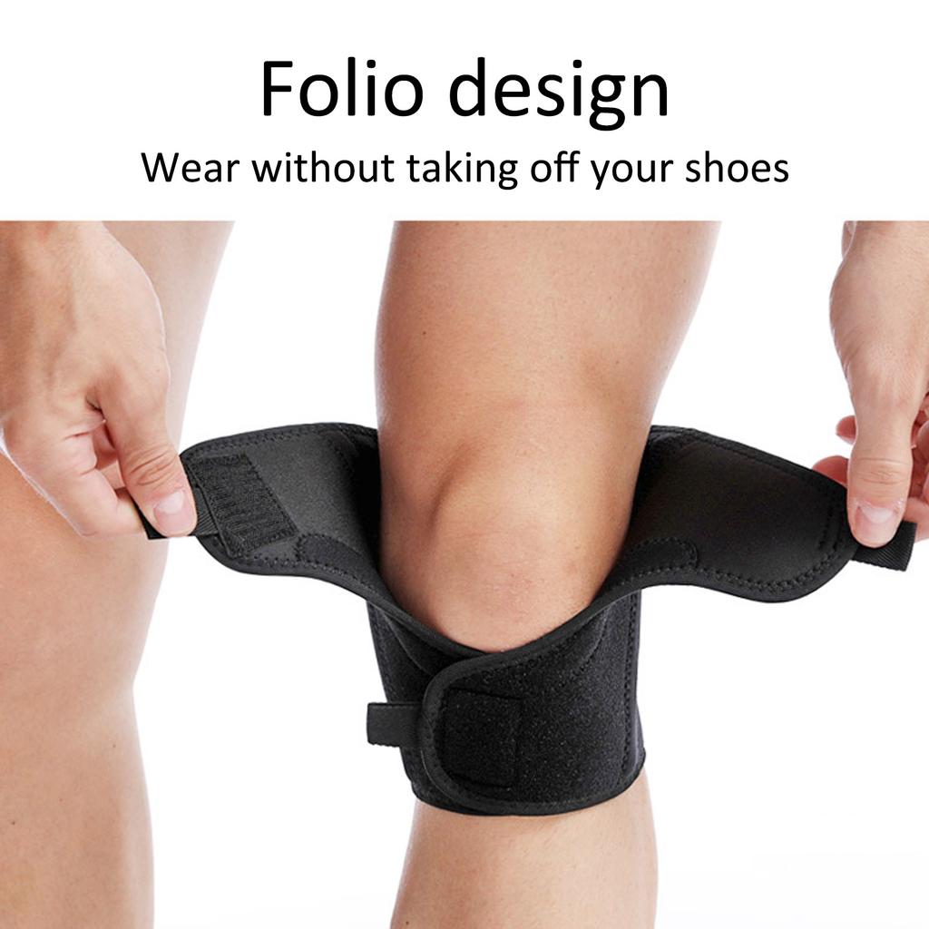 Knee Brace Adjustable Knee Compression Sleeve Support for Mountaineering Cycling Basketball Volleyball Tennis