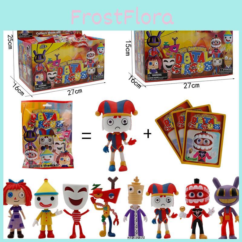 Magical Circus Pop Display Box With 8 Random Figures Perfect Surprise Gift Toy For Kids