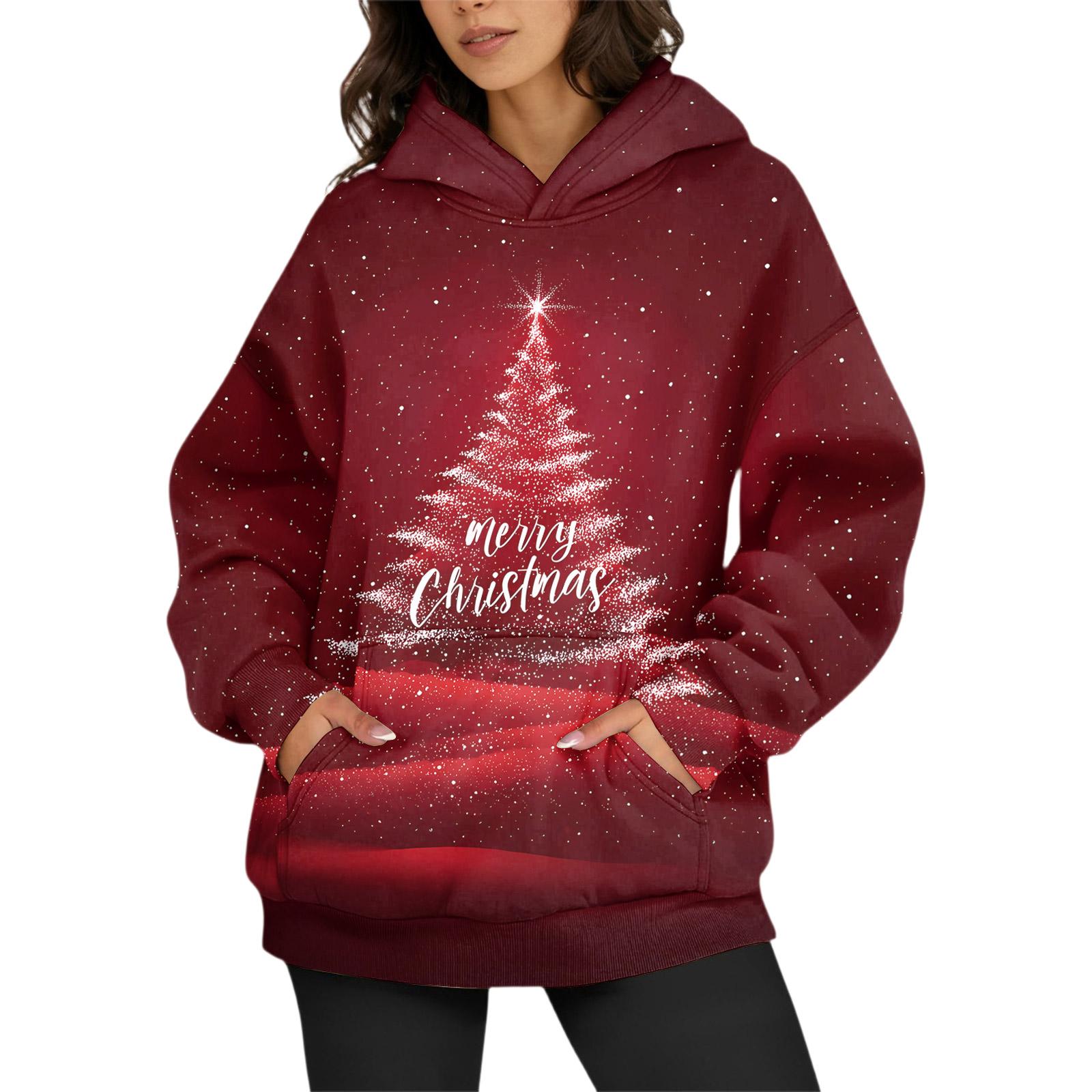 

Женские модные повседневные универсальные повседневные толстовки с круглым вырезом, топы с длинными рукавами и принтом XL чёрный