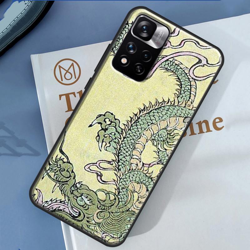 Chinese Dragon Case For Xiaomi Redmi Note 14 13 11 9 10 12 Pro 9S 10S 11S 12S Redmi 10C 12C 13C 14C Cover