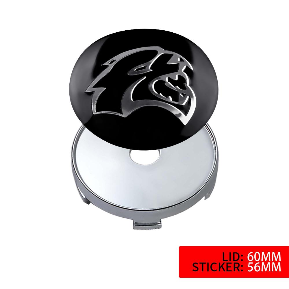 4PCS 56mm 60mm Car Wheel Center Cap Logo Hub Badge Rims Cover For Dodge Durango Dakota Neon Caliber SXT Nitro Ram1500 Avenger