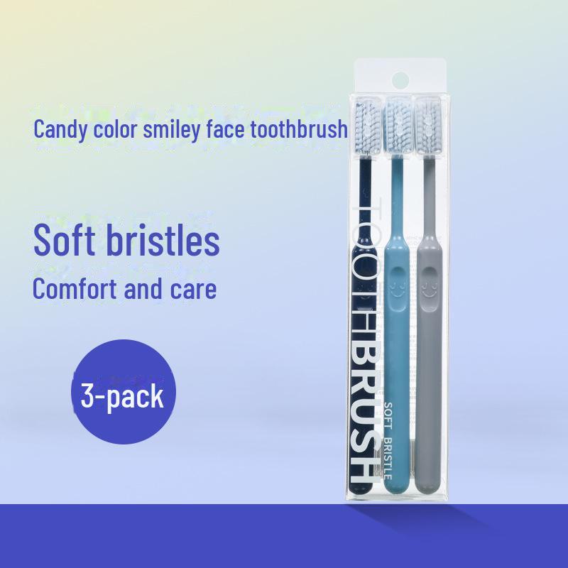 Zestaw szczoteczek do zębów Candy Color Soft Bristle z etui dla dorosłych i par