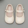 New Korean Style Girls' Autumn Fashion Comfortable Soft Sole Casual Leather Shoes