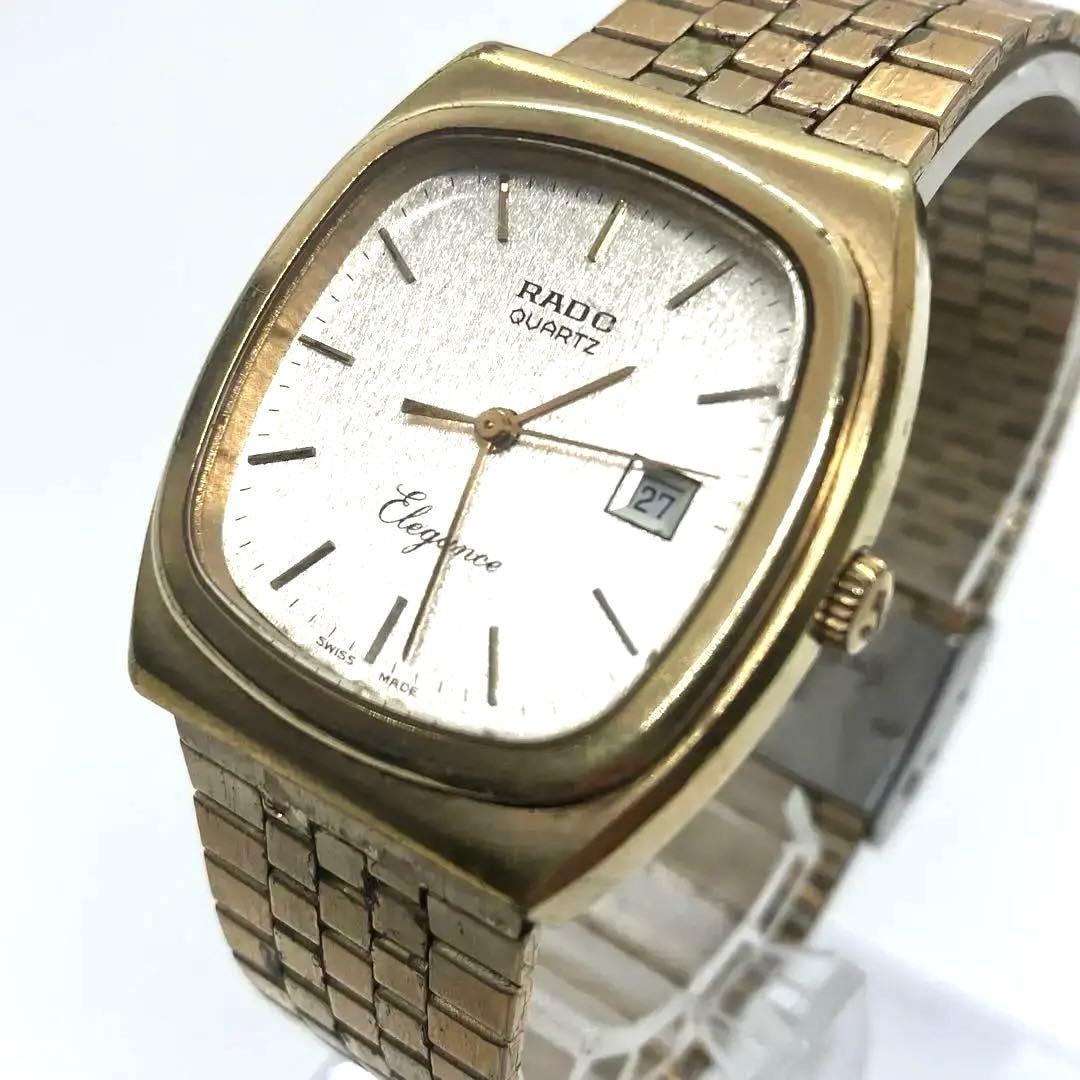 Б/У [Батарея заменена] RADO Elegance Часы Золотые Винтажные