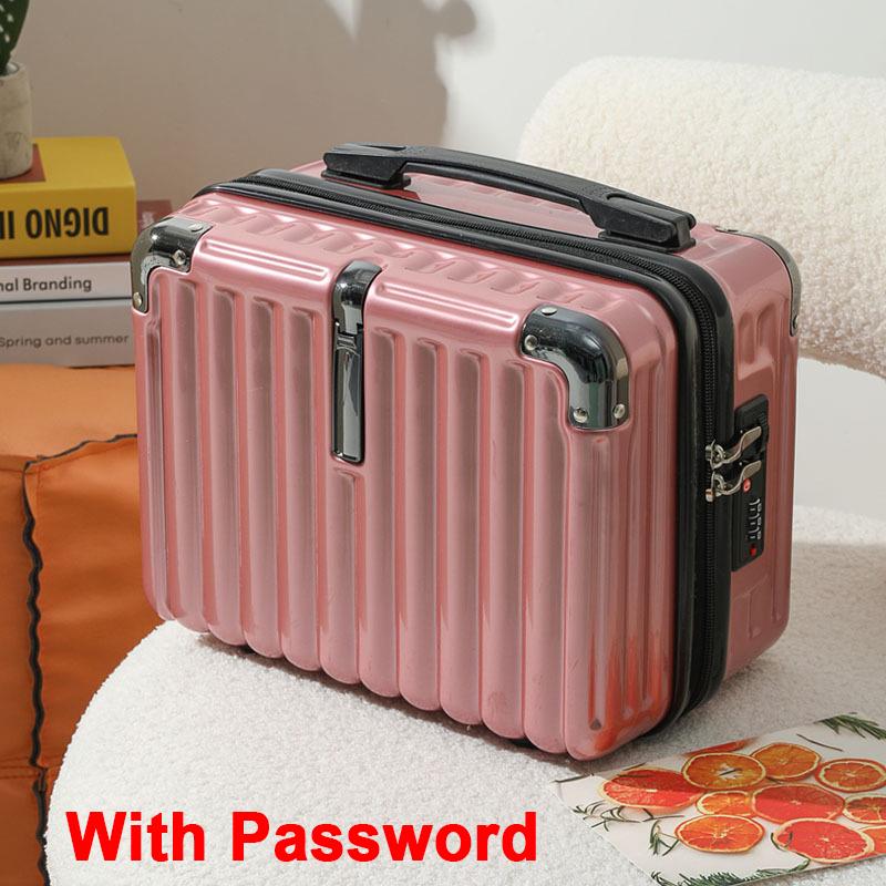 14 Inch Handheld Zipper Luggage Mini Waterproof Travel Suitcases New Portable Luggage Storage Boxes Makeup Suitcase Kids Luggage