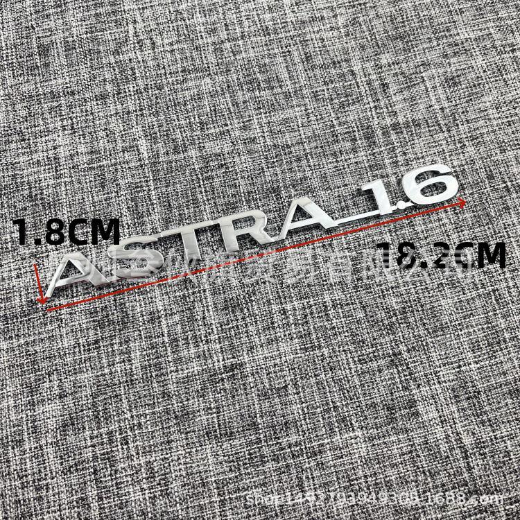 Opel ZAFIRA Metallemblem & Aufkleber: Englische Auto-Buchstaben, Kotflügel-Dekor, Heck-Emblem