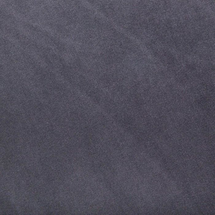 Tabouret coffre en velours "Tess" Atmosphera - Gris