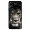 For Xiaomi Redmi 13C 4G Case Animals Painted Black Bumper Silicon TPU Coque for Redmi13C 4G 13 C Shockproof Covers Wolf Soft Bag