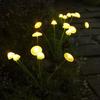 Solar Mushroom Stake Lamp Outdoor Garden Night Light Solar-powered Waterproof Automatic Light Sensor Lights for Patio Pathway