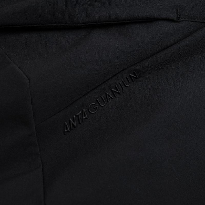 Anta All-Weather Champion Mens Woven Sports Long Pants Summer 2026 Casual Pants Men bottoms Basic-Black 152620525-1