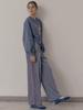 YUGADANG Velvet Wide Pants_Lavender Gray/Fw/Free Size Jogger Pants
