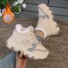 Winter New Ladies High Top Snow Boots Warm Plush Women Comfortable Sneakers Waterproof Ankle Boots Shoes Fashion Women