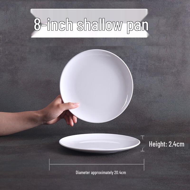 CDEN Melamine Round Shallow Serving Plate