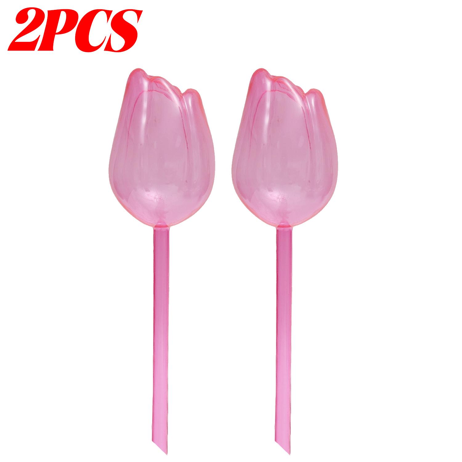 

8Pcs Self Watering Tool Self Watering Tool Automatic Drip Irrigation Supplies Dripping Water Devices for Potted Plants Flower pink,2pcs