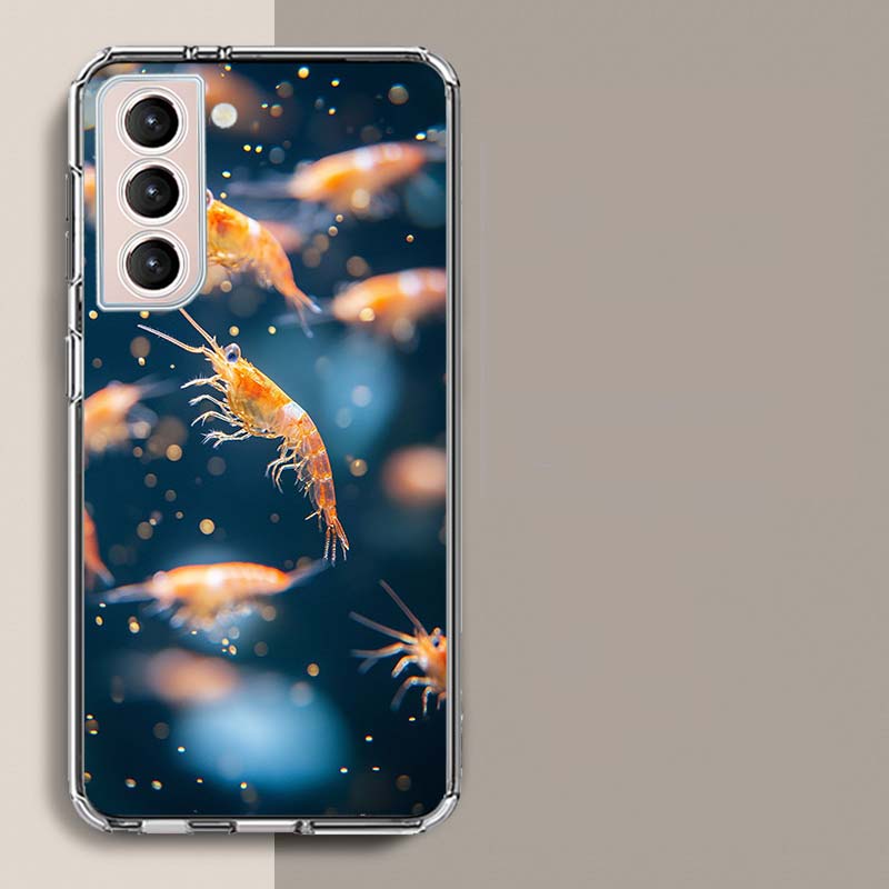 

A Beautiful and Unique Look at a Common Shrimp Phone Case For Samsung Galaxy S25 Edge S24 S23 FE S21 S20 S10 Plus S22 S26 Ultra Samsung S21 Plus