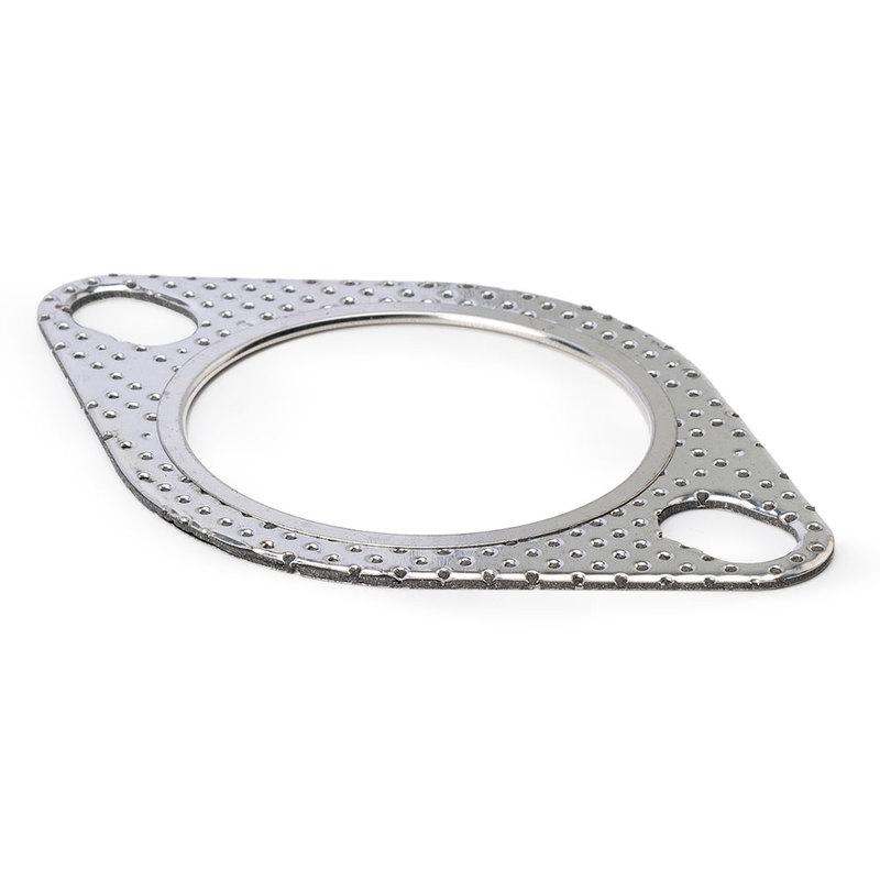 20x 2.5 Inch/63mm Universal Engine Exhaust Pipe Gasket With Two Holes Repairing Parts Rustproof Reliable Sealing Car Accessories
