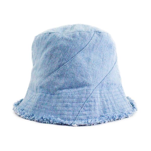 Champion Bucket Hat Fringed Tulip Blue Women's