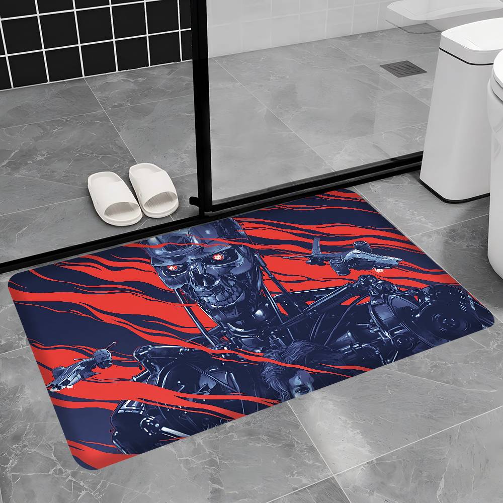 Sci Fi Movie The Terminator Kitchen Mat Cheaper Anti-slip Modern Living Room Balcony Printed Modern Home Decor