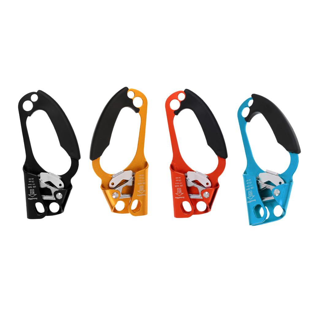 Arborist Tree Rock Climbing Right & Left Hand Ascender Riser 8-13mm Rope Clamp Grasp Device - CE Approved