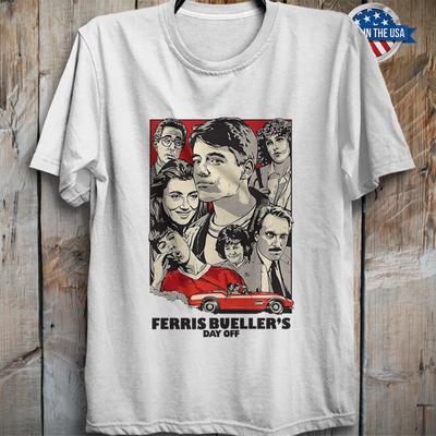 Ferris macht blau Amerikanische Teenie-Komödie Film T-Shirt Ferris Bueller Unisex T-Shirt