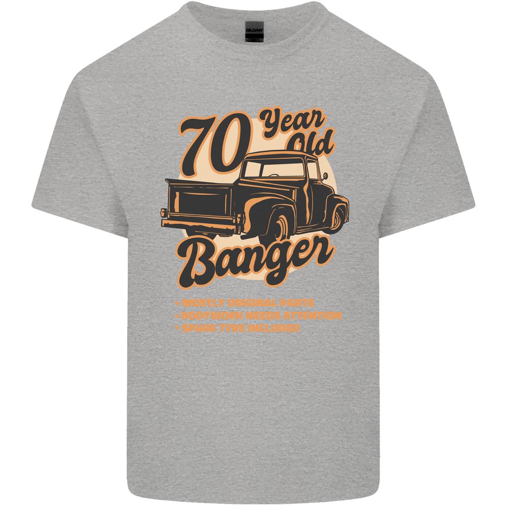 70 Year Old Banger Birthday 70th Year Old Unisexs Light Cotton Tshirt