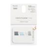Kanmido Coco Fusen Tasu Charm Sticky Notes, Square, White-Gray