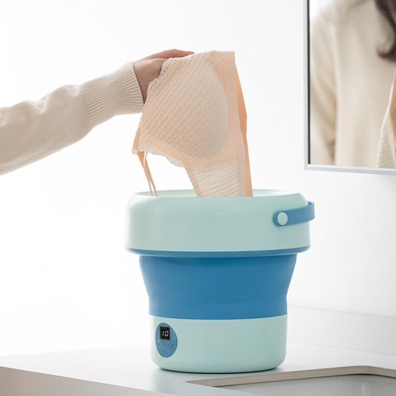 Space Saving Foldable Miniature Dishwasher Small Dishwashing Machine for Small Kitchens Dishes and Vegetables Cleaner