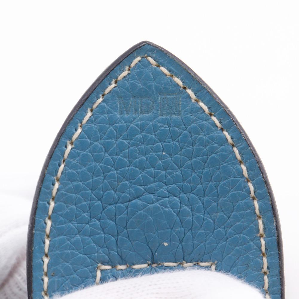 Hermes Atlas 42 Tote Bag Boston Bag Blue Gene SilverHardware Taurillon Clemence Unisex Used