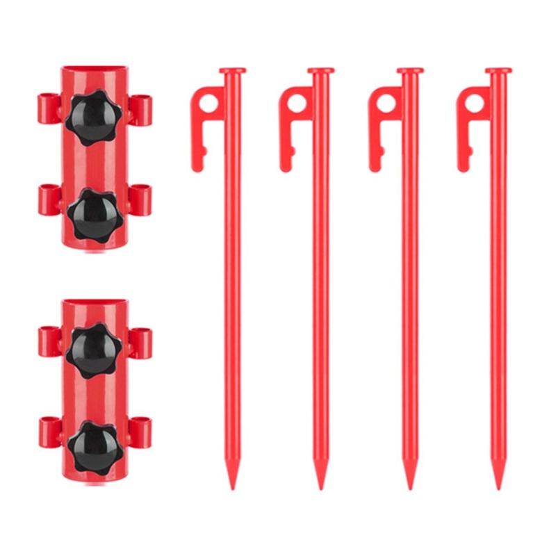 Camping Metal Tents Tube Suit Stainless Umbrellas Rod Outdoor Ground Holder for Reliable Stability