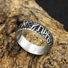 Viking Rune Design Titanium Steel Men's Ring Retro Norse Style