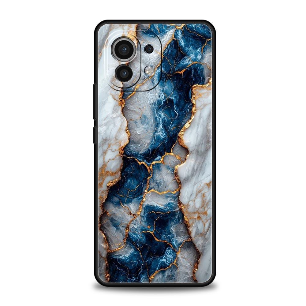 

Мраморный Каменный Чехол для Телефона Для Xiaomi 17 14 15 13 14T 13T 12T 11T Pro 12 11 Lite Poco X7 X5 X3 NFC F7 F6 Мягкий Чехол Mi 11 Lite