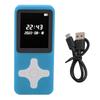 MP3-Player mit Bluetooth, Musik-Player mit UKW-Radio, Wecker, Aufnahme, Digitaler Audio-Player mit HiFi-Sound-Lautsprecher, 128 GB erweiterbar (BLAU)