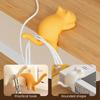 Cute Cat Desk Hook Multi Purpose Adhesive Organizer for Keys Backpack Cable Cup No Drill Wall Hanger for Office Home Kitchen