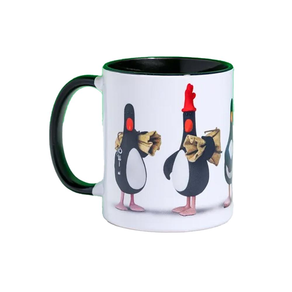 Wallace and Gromit Line Up Feathers McGraw Mug
