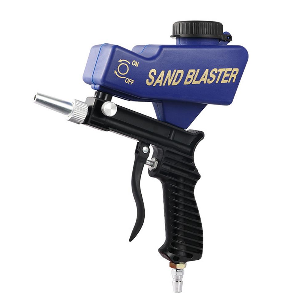 Gravity Sandblasting Gun Light Weight Independent Shell 0.645kg 600ml Sandblasting Tools Sandblasting Machine With Filter