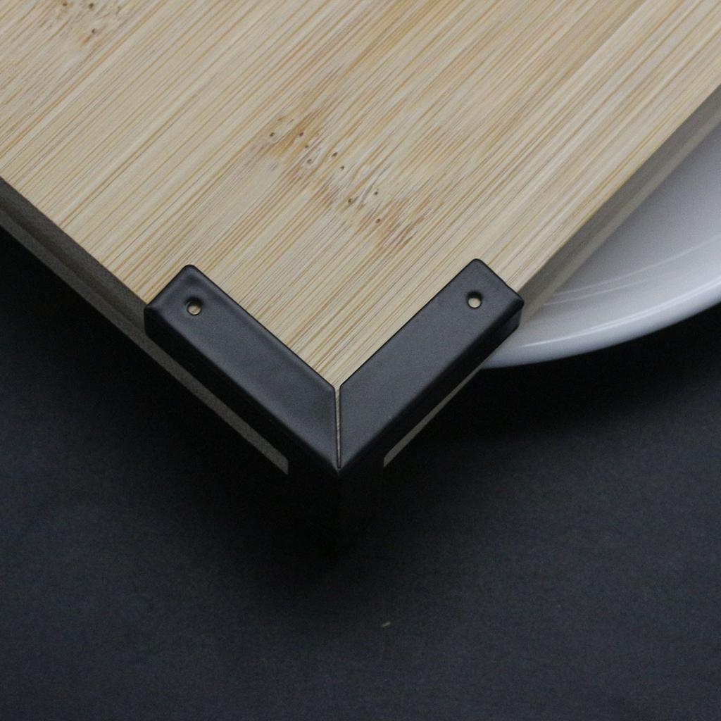 8 ks Starožitné bronzové chrániče rohů, Chránič rohů dřevěné krabice, Chránič rohů krabice na víno, Trojúhelníkové rohové konzoly