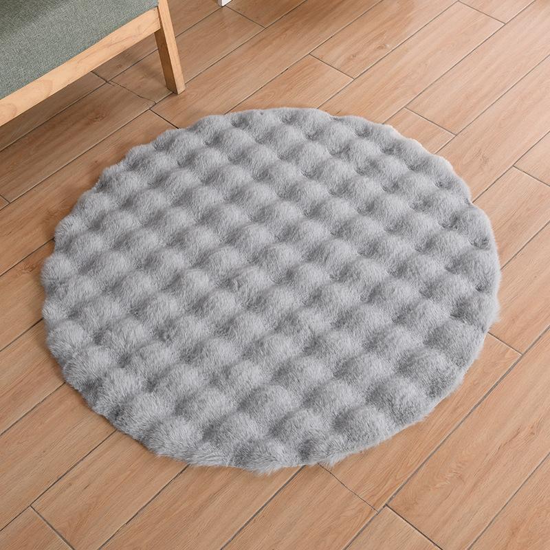 Super Soft Plush Round Rug Mat Fluffy Carpets for Living Room Home Decor Bedroom Kid Room Decoration Rug