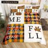Autumn Tree Leaf King Queen Bedding Set Cartoon Botanical Duvet Cover Fallen Leaves Quilt Cover 2/3pcs Polyester Comforter Cover