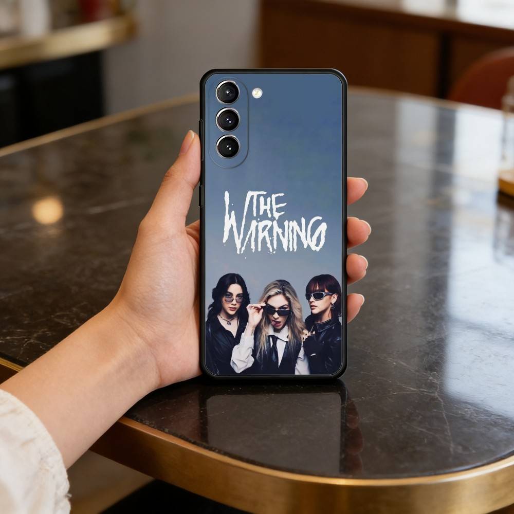 Band T-The W-Warning Phone Case For Samsung S25,24,23,22,30,21,10,9,Ultra,Plus,Lite,FE,4,5 G Soft Black Case