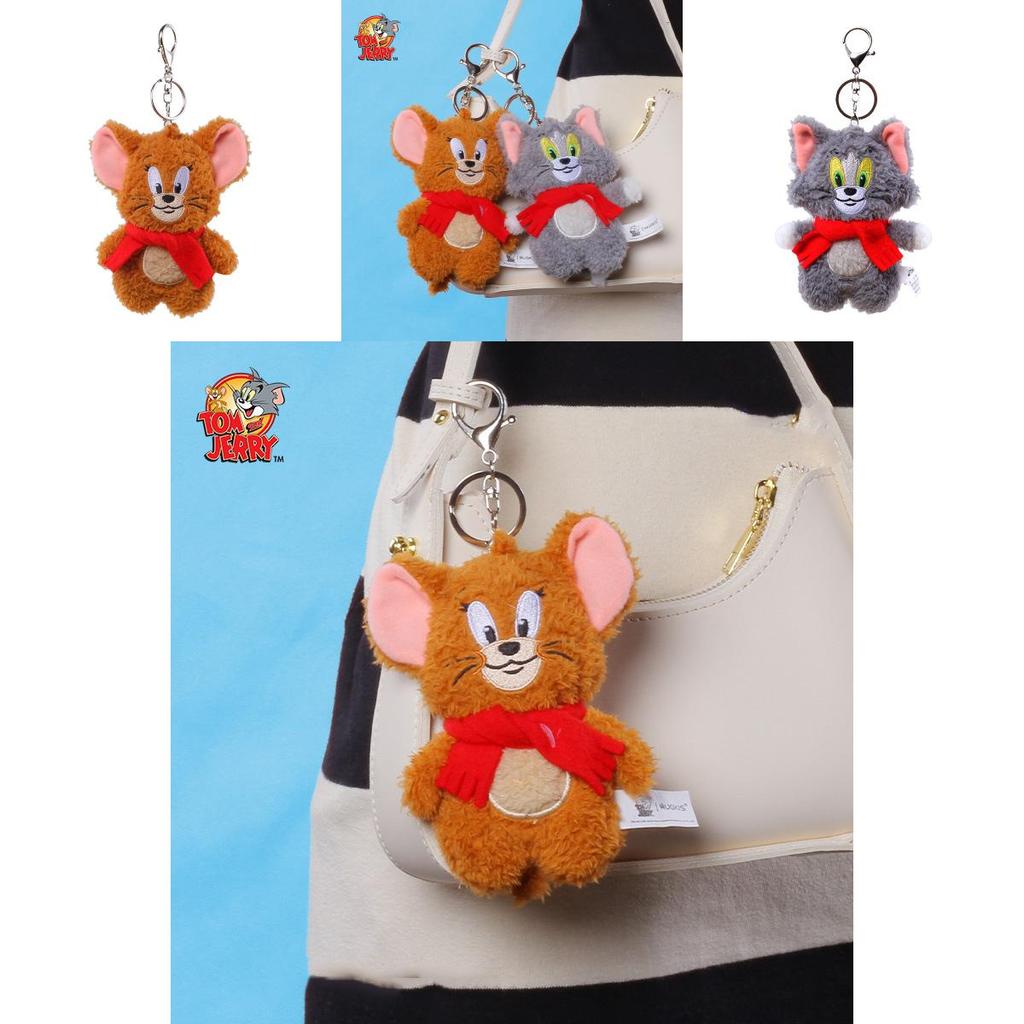 Tom und Jerry Cartoon Plüsch Schlüsselanhänger Mit Super Weichem Kurzem Plüsch Für Kinder Geschenk