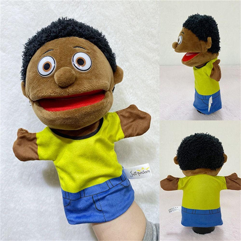 Black Skin Educational African Plush Toys Finger Dolls Finger Puppets Hand Puppet Plush Hand Puppet