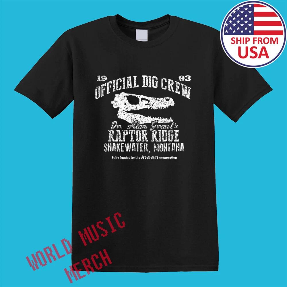 Dr. Alan Grant s Raptor Ridge Men s Black Size S-5XL 4XL