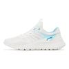 Li Ning Lightweight Soft Rebound Breathable Shock Absorbing Durable Low Top Running Shoes Men Sneakers White Blue ARST019-1
