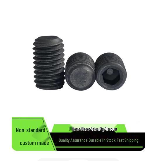 GB77 Grade 8.8 Flat End Hex Socket Set Screws M4-M24 DIN913 Grub Screw Flat Head.