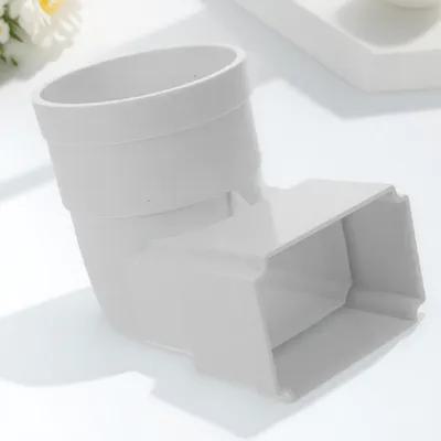 Adattatore Grondaia Pluviale in Plastica Connettore a Bocca Larga Parte della Grondaia Tettoia Sistema di Scarico Acqua Piovana Accessorio Pluviale