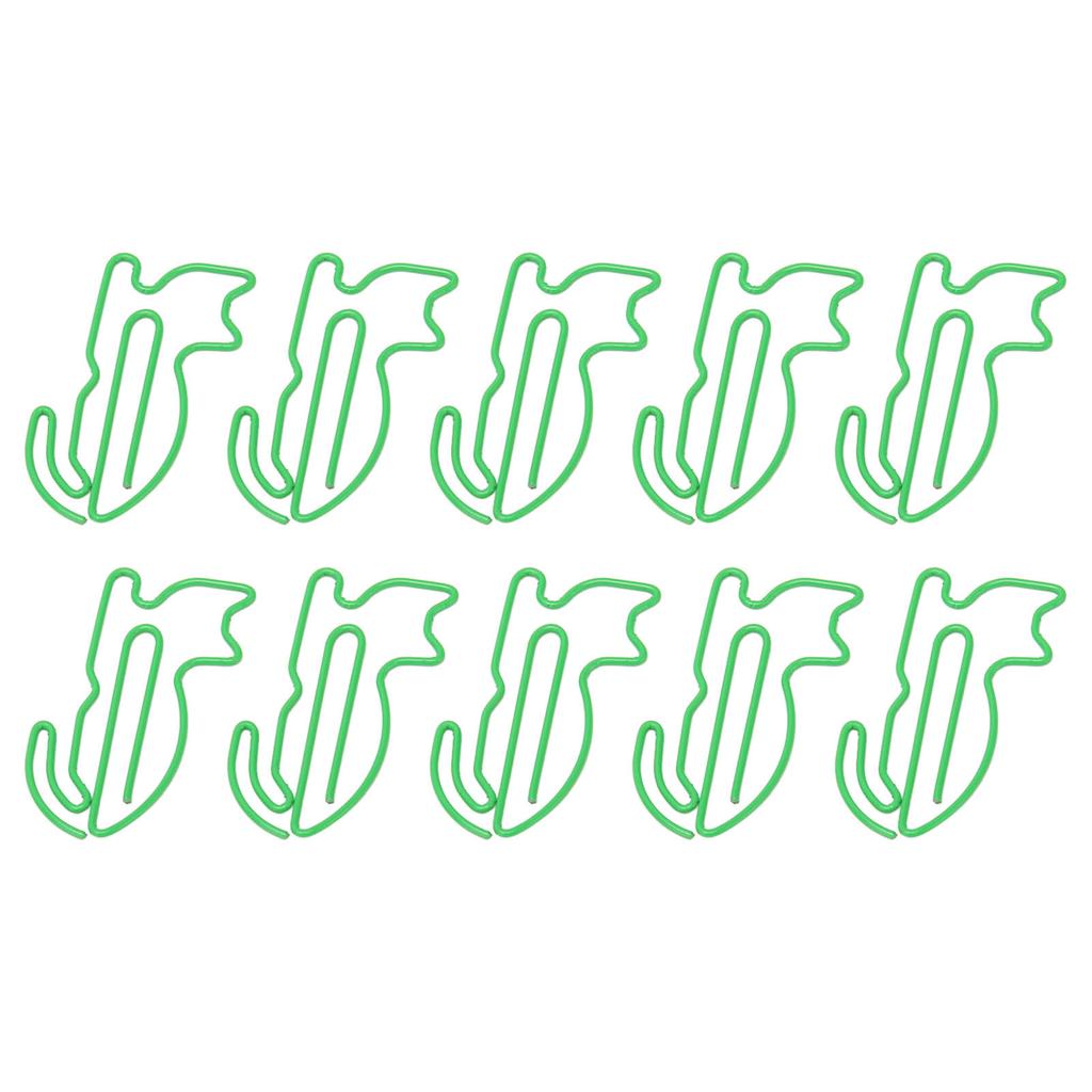 100 Pcs Cute Paper Clips Animal Shaped Fun Bookmark Document Organizing Clips Funny Bookmark Planner Clips