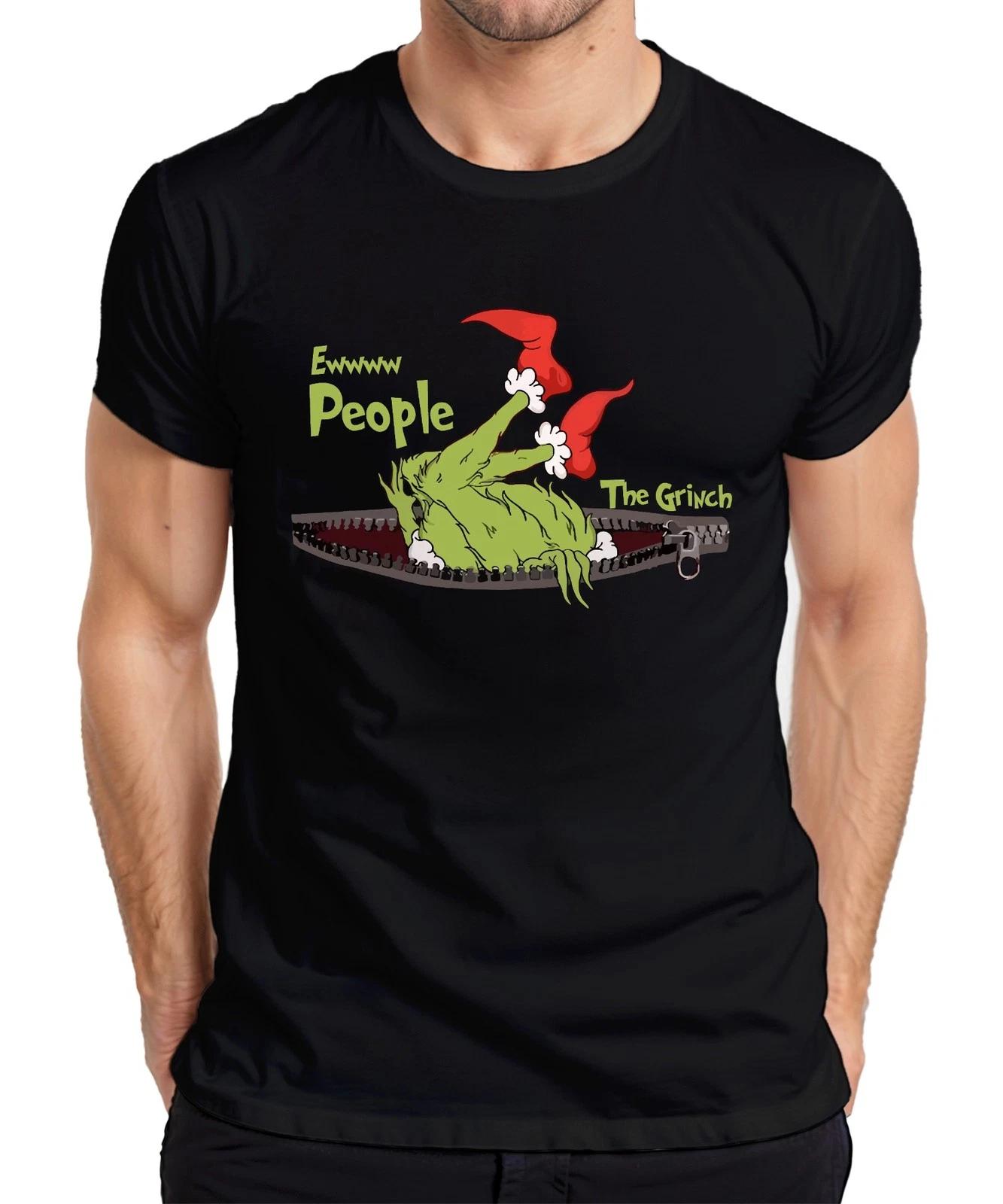 The Grinch Ewwww People Weihnachten lustig Geschenk Introvertiert Herren T-Shirt XS
